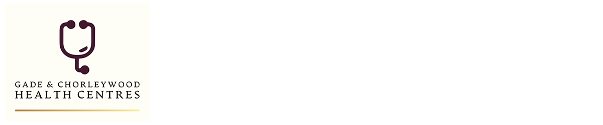 Gade and Chorleywood Health Centres logo and homepage link